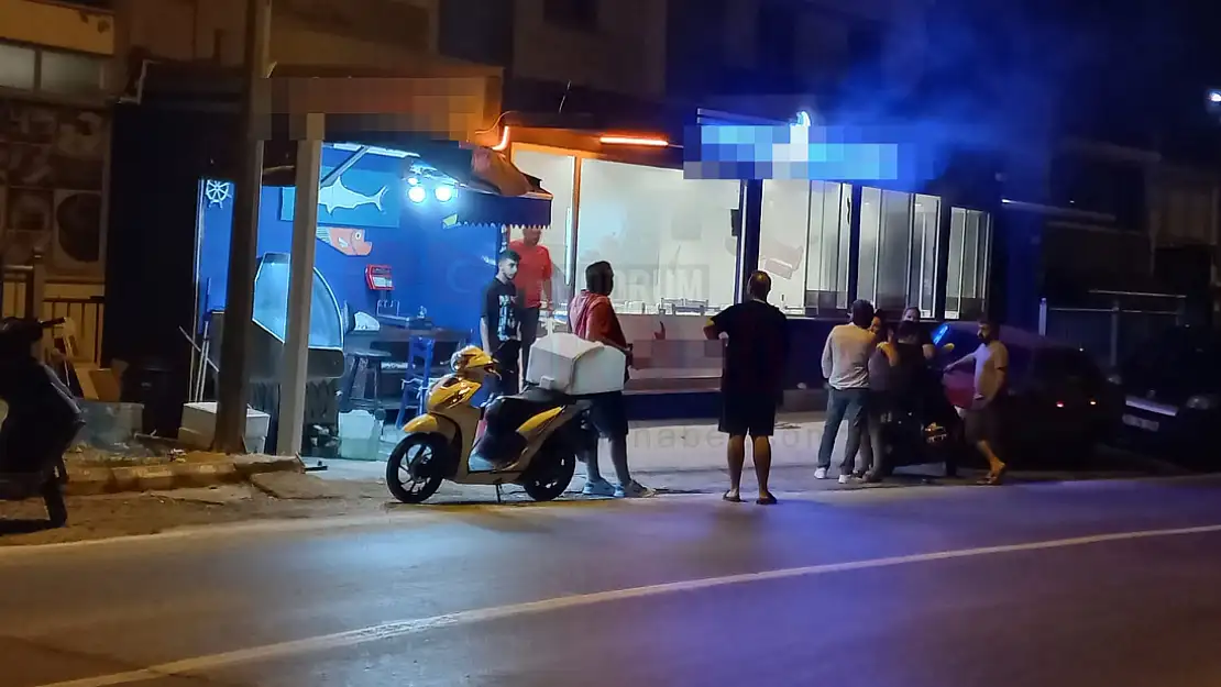 Bodrum'da Bir İşletmede Çıkan Yangın Maddi Hasarla Atlatıldı