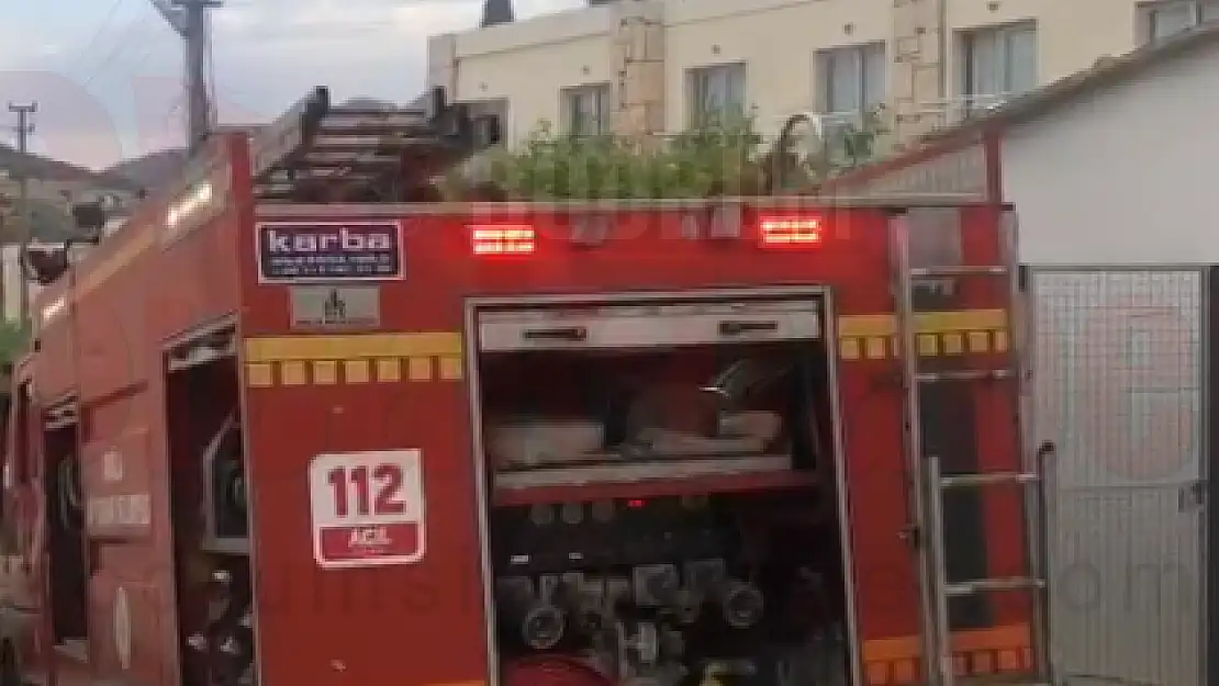 Bodrumda Çıkan Yangın Maddi Hasarla Atlatıldı
