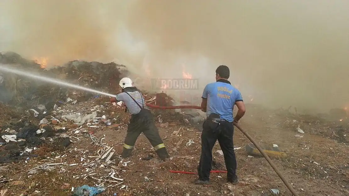 Bodrum'da Çöp Yangınları Sorununu Çözüldü