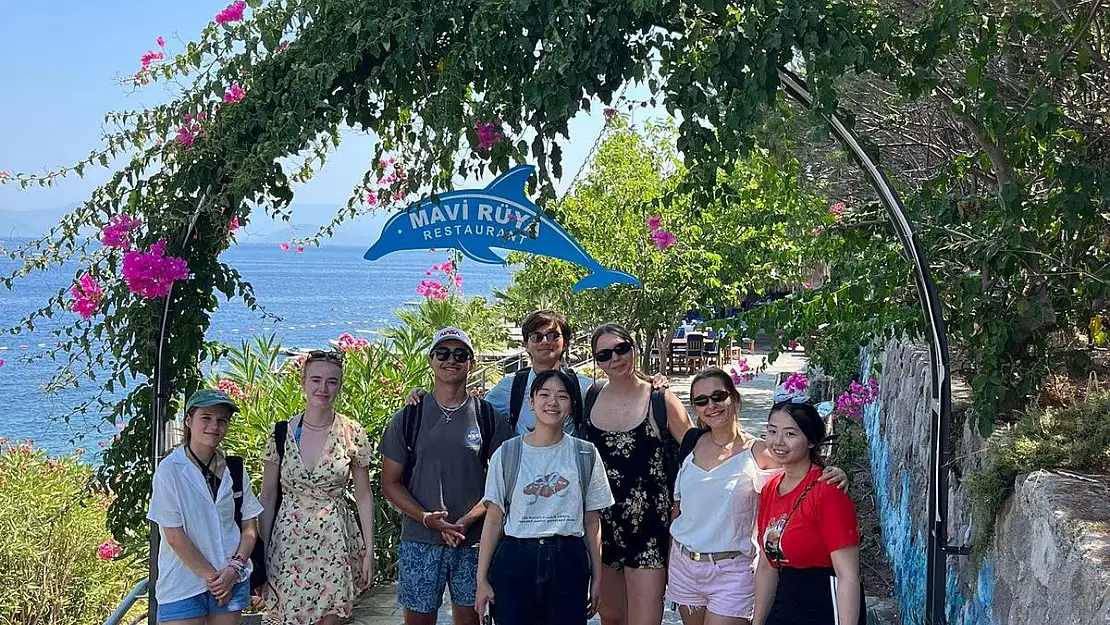 Bodrum'da Gençlik Değişim Programı Kapsamında 8 Yabancı Öğrenci Ağırlandı
