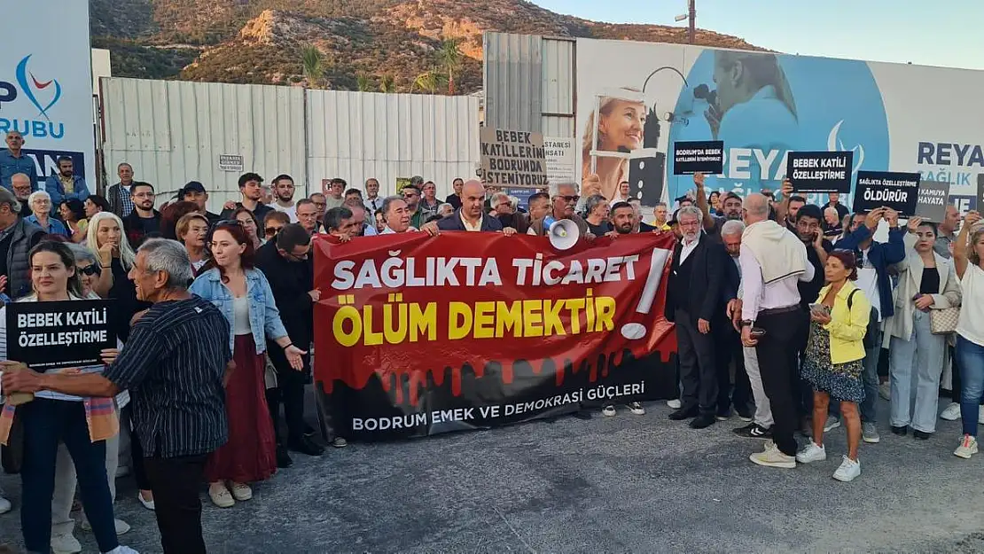 Bodrum'da Hastaneyi Mühürleyin Eylemi