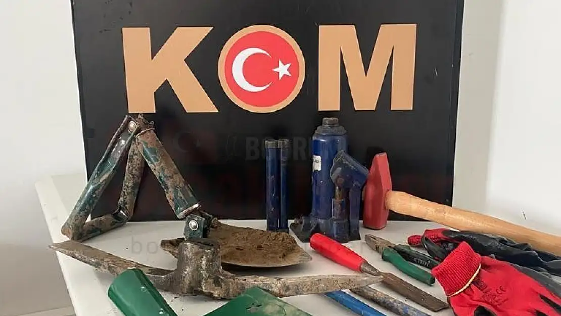 Bodrum'da Kaçak Kazı Yaparken Yakalandılar