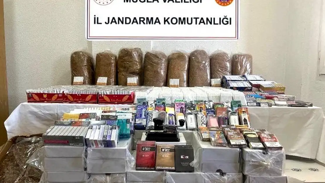 Bodrum'da Kaçak Tütün Operasyonu: Çok Sayıda Ürüne El Konuldu