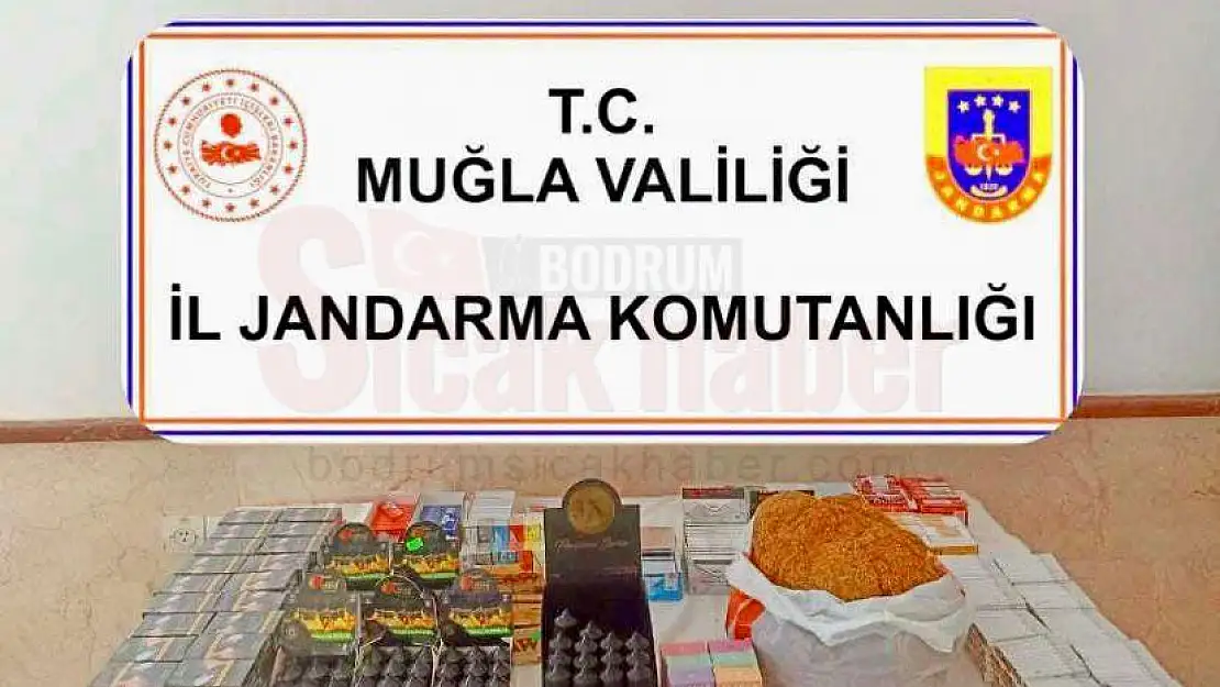 Bodrum'da Kaçak Tütün ve Elektronik Sigara Ele Geçirildi