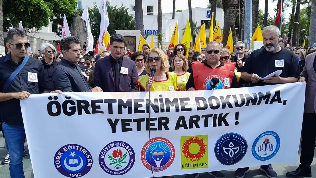 Bodrum'da Kalem Bırakma Eylemine Katıldılar