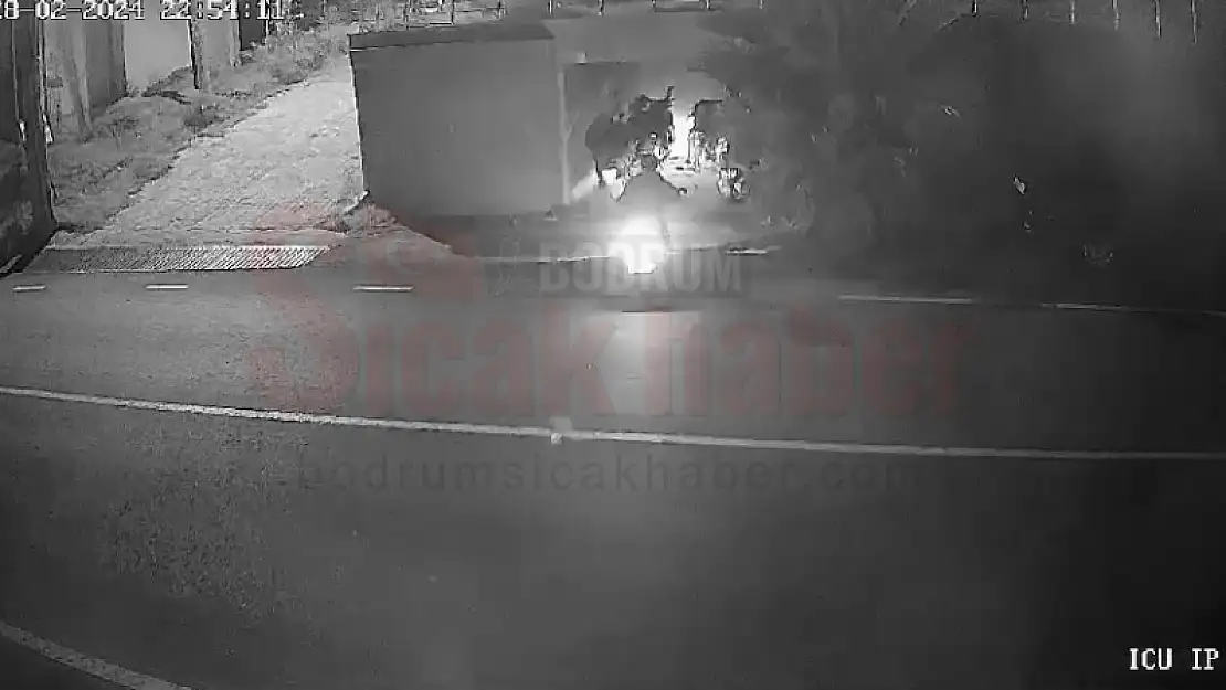 Bodrum'da Park Halindeki 6 Motorun Parçalarını Çaldılar