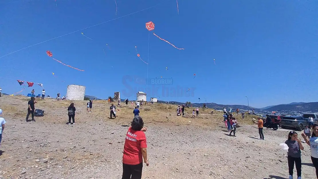 Bodrum'da Renkli Uçurtma Festivali