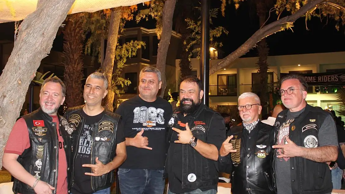 Bodrum'da Sarı Yaz Etkinliği: Harley Tutkunları Bir Araya Geldi