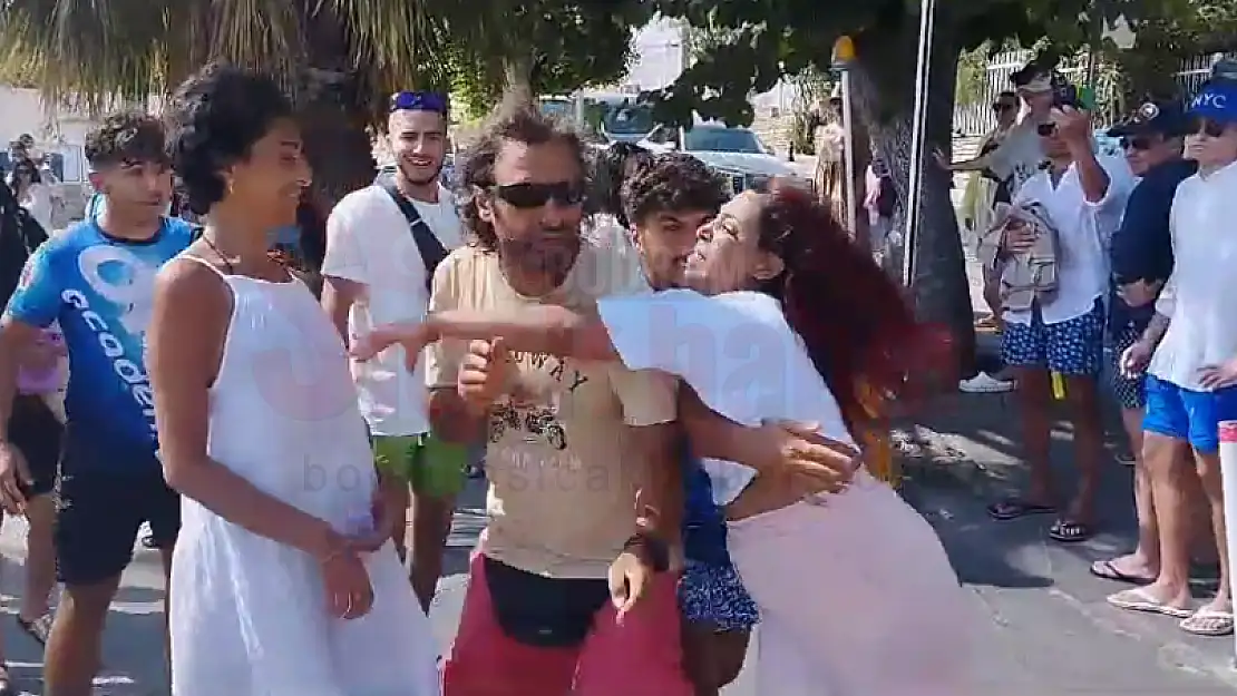 Bodrum'da Suudi Turist Kadınlar Saç Saça Kavga Etti