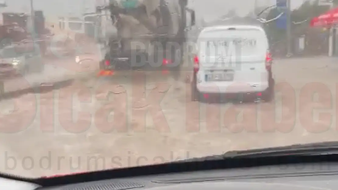 Bodrum'da Yağış Hayatı Olumsuz Etkiledi