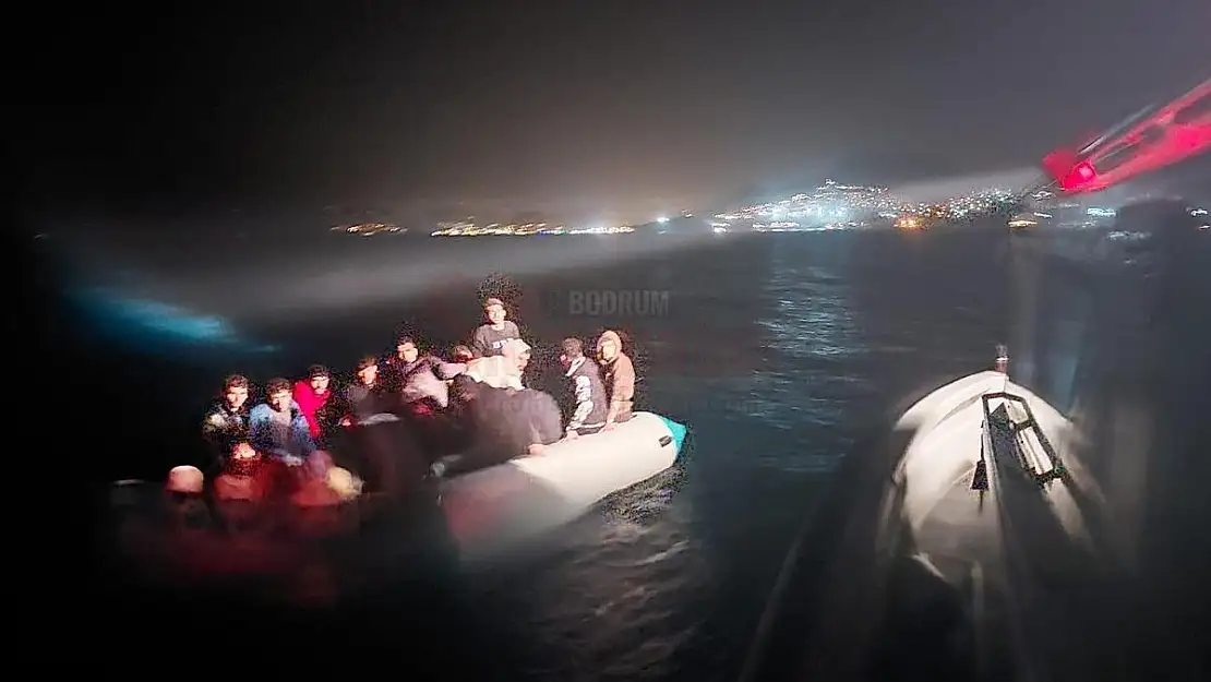 Bodrum'daki 5 Ayrı Operasyonda 87 Düzensiz Göçmen Kurtarıldı