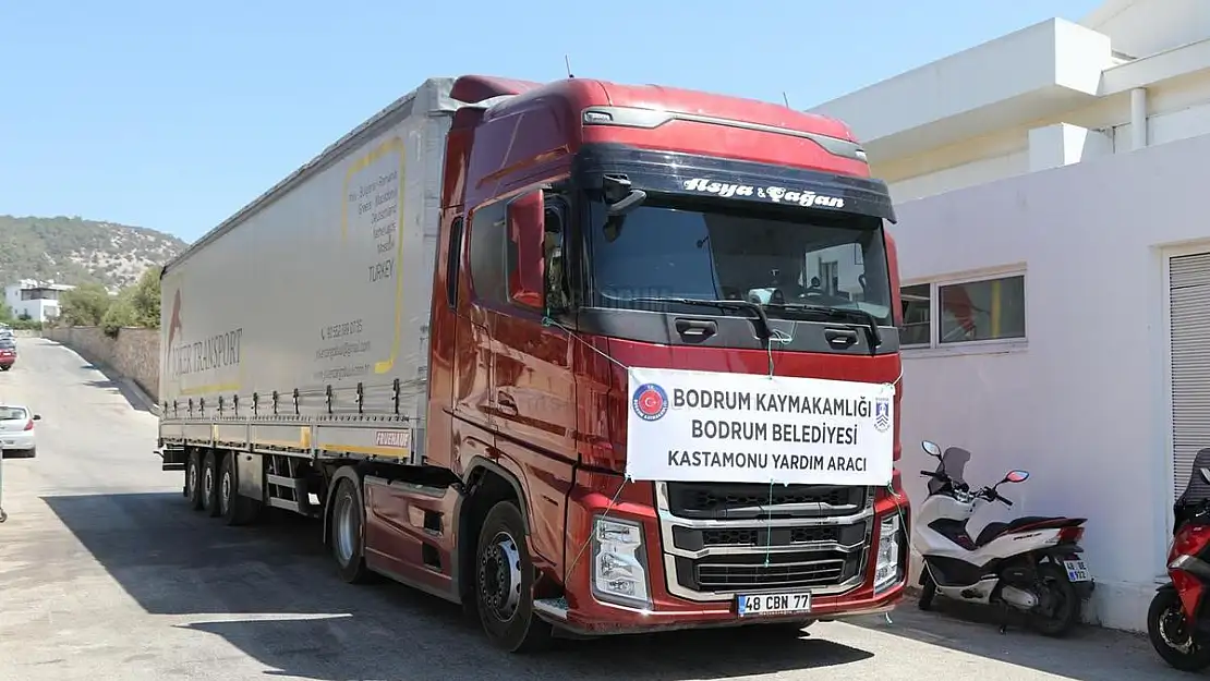 BODRUM'DAN KASTAMONU'YA DESTEK
