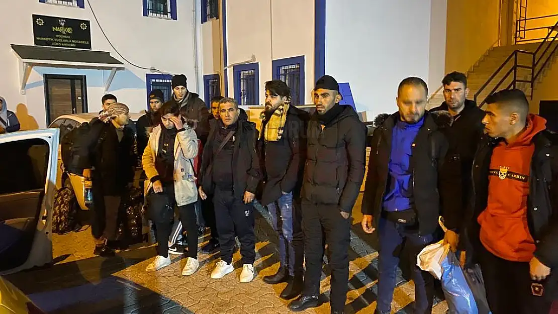 Bodrum'dan Yurtdışına Kaçmak İsterken Yakalandılar