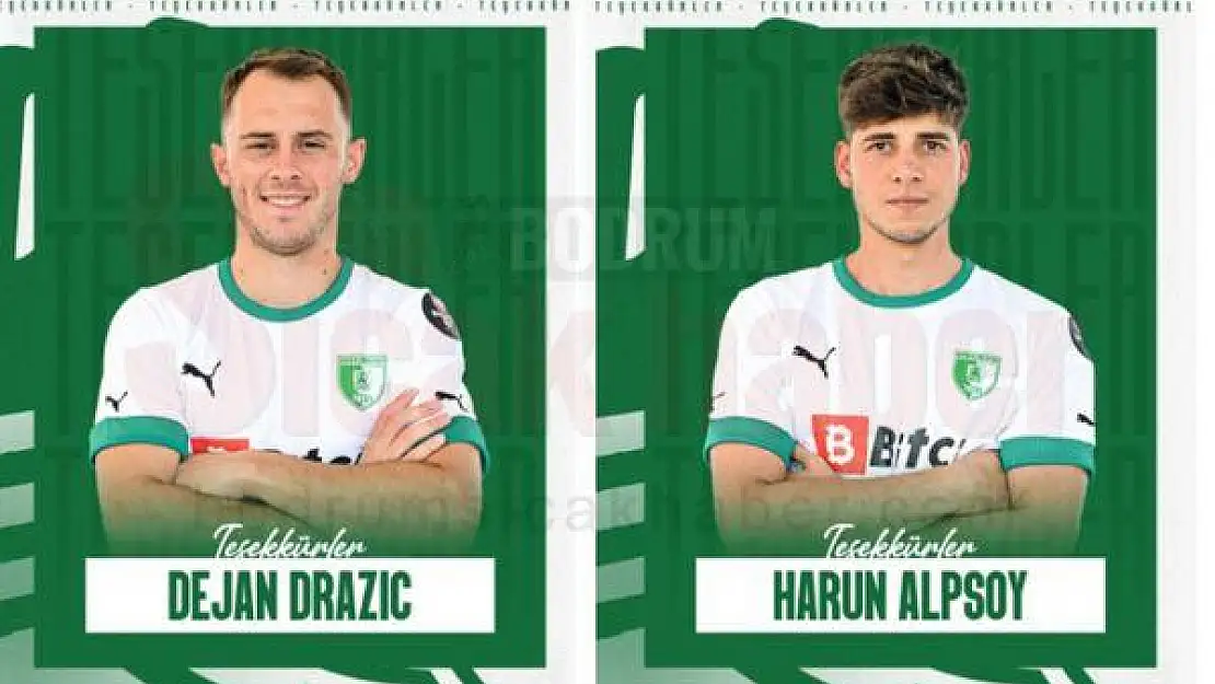 Bodrumspor 2 Futbolcusu ile Yollarını Ayırdı