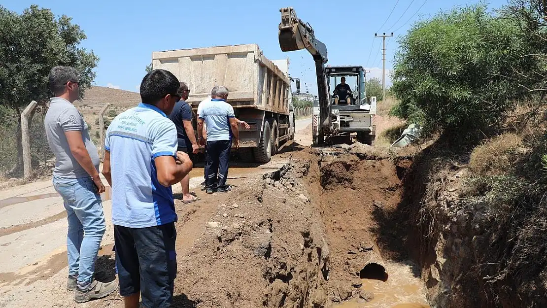 Büyükşehir, Bodrum'un İçme Suyu Hatlarını Değiştiriyor
