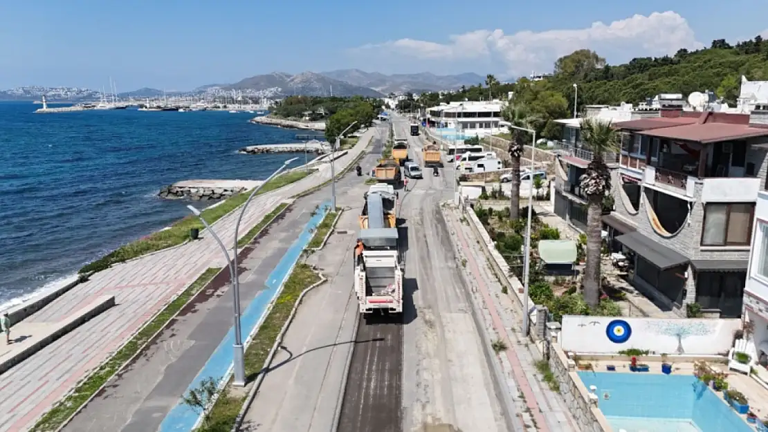 Büyükşehir'den Bodrum Turgutreis'e 34 Milyon TL'lik Yol Yatırımı