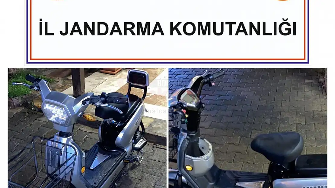 Çaldığı Motorla Birlikte Yakalandı