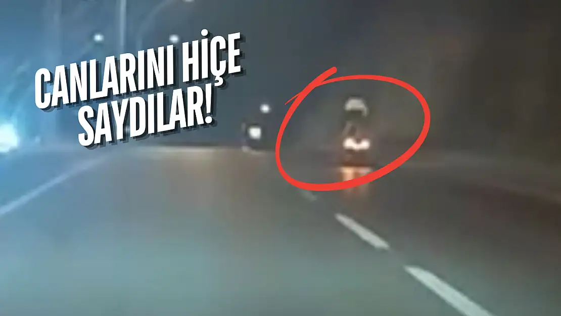 Trafikte tehlikeli şov