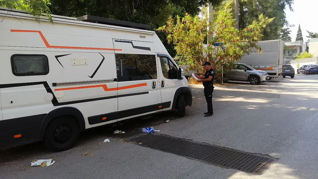 Çevreyi kirleten karavana para cezası