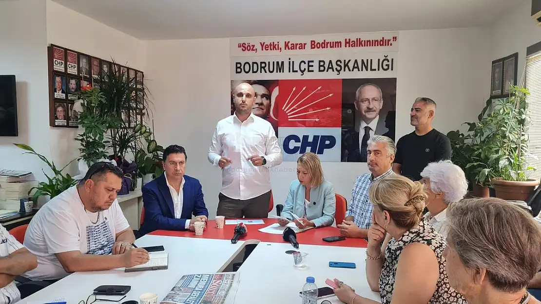 CHP Bodrum İlçe Binasında Su Sorunu Toplantısı Gerçekleşti