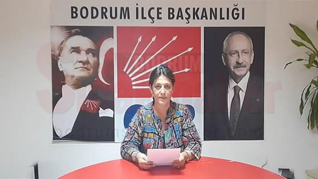 CHP Bodrum Kadın Kolları Başkanı Özdoğan 'Demokrasiye Savaş Açtılar '
