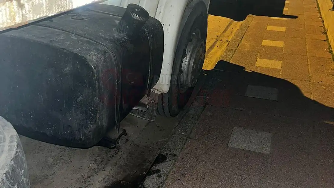 Damacanalı Mazot Hırsızına Suçüstü