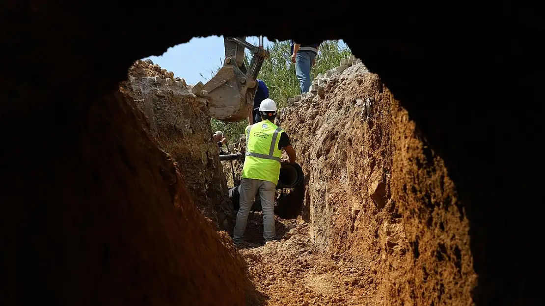 Datça Yeni Çeşme'de İçme Suyu Hatları Yenilendi