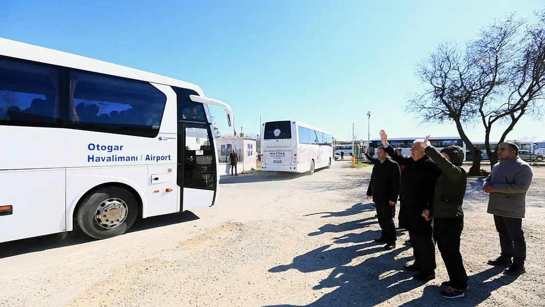 Depremzedeleri Muğla'ya Getirecek Araçlar Yola Çıktı