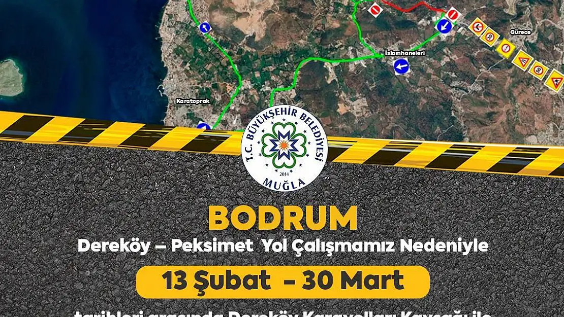 Dereköy-Peksimet Yolunda Asfalt Çalışması: Alternatif Rotalar Açıklandı