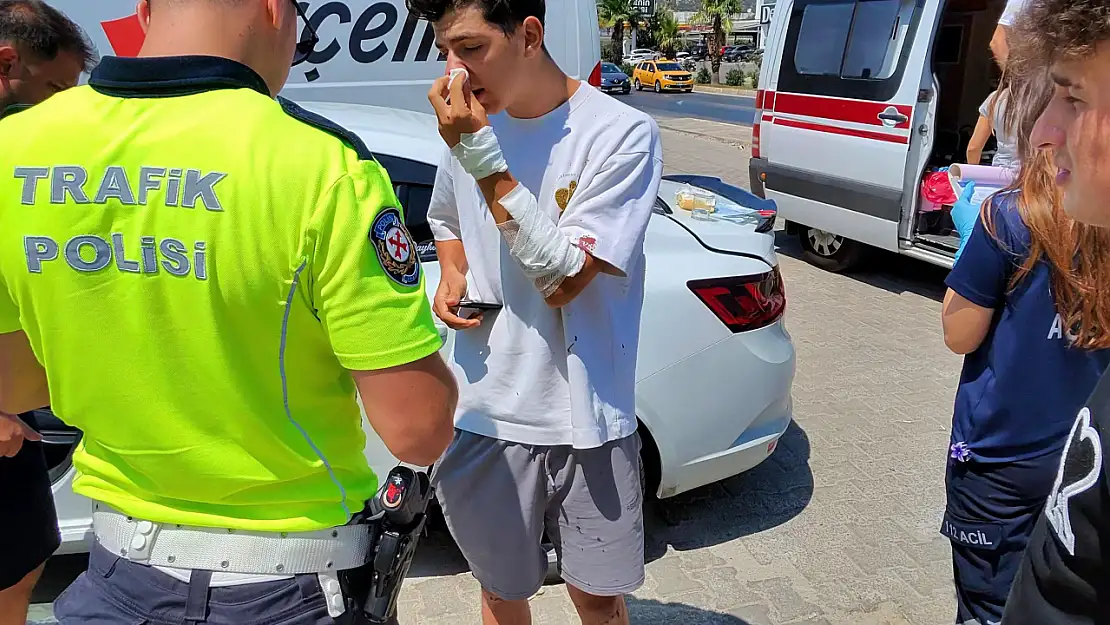 Dikkatsizlik kazaya sebebiyet oldu ! 1 yaralı !