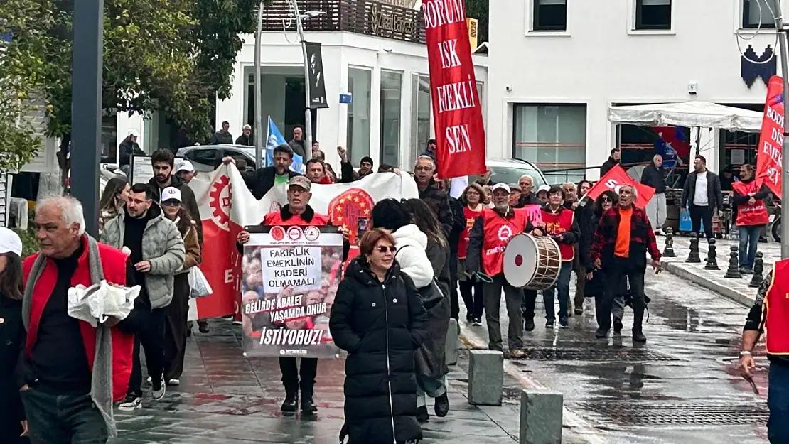 DİSK Dev Emekli-Sen Bodrum'dan ABD'ye sert tepki