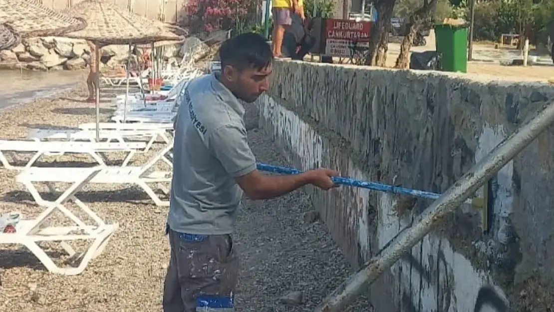 Duvarlar temizlendi, plajlar nefes aldı