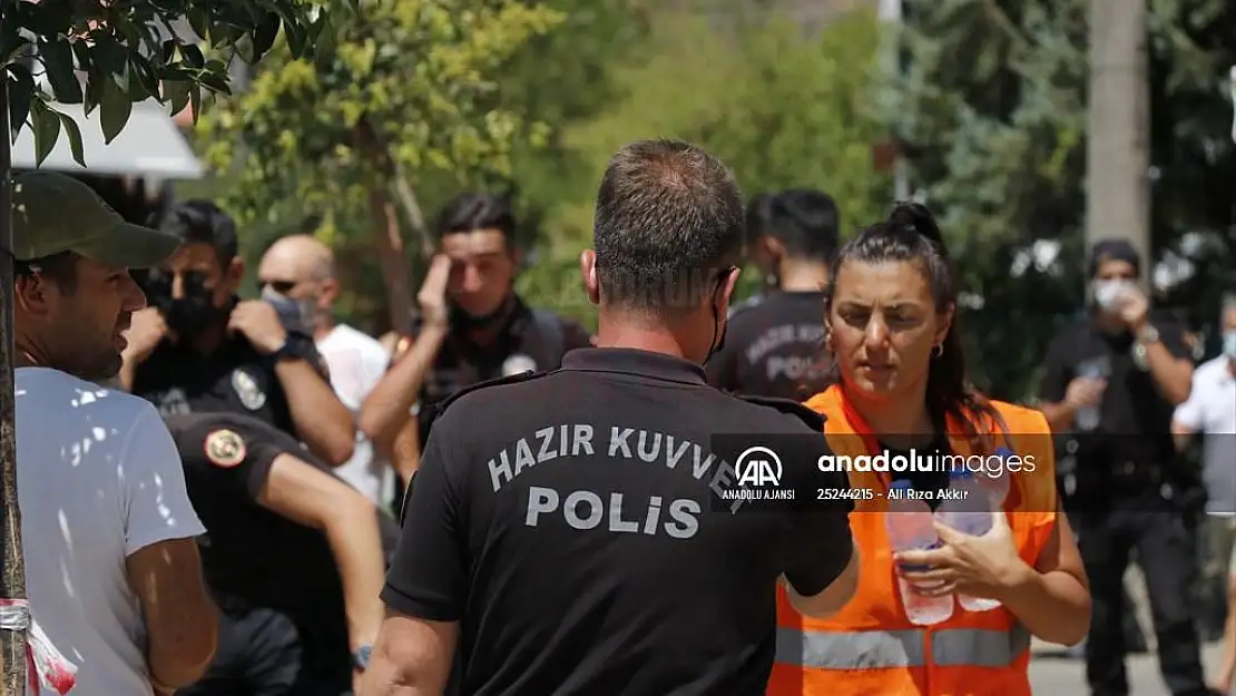 Emniyet Teşkilatından Muğla'daki orman yangını olan ilçelere destek