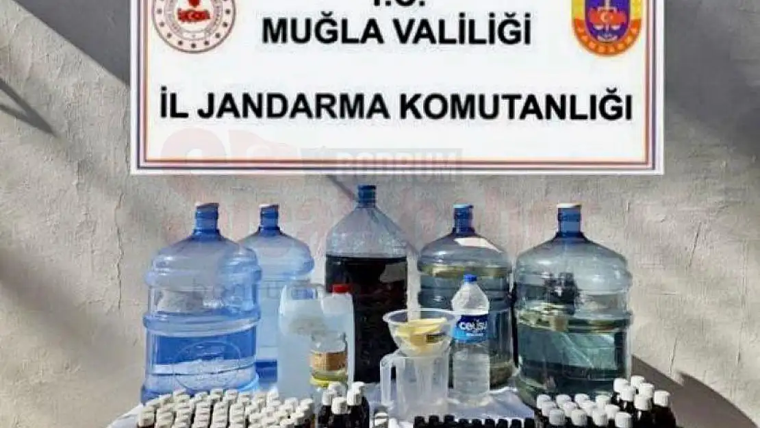 Evinde Kaçak İçki Yapan Şahıs Yakalandı