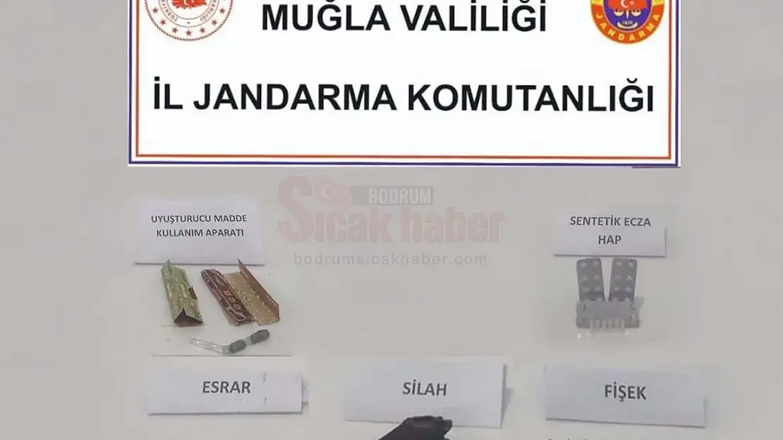 EVLERİNDE UYUŞTURUCU İLE YAKALANDILAR