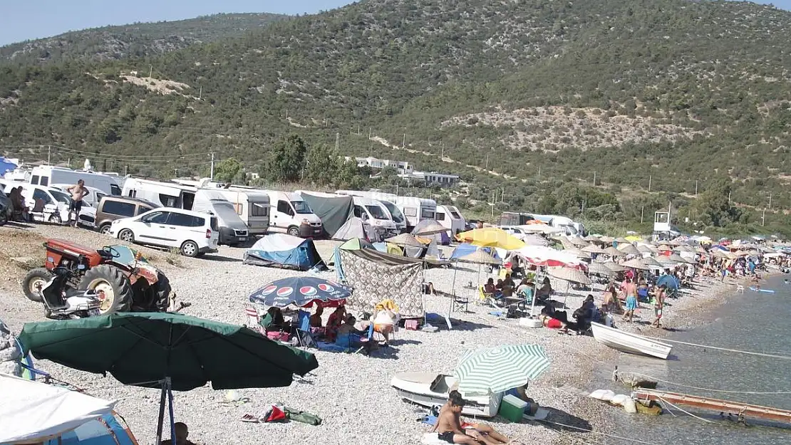 Gerenkuyu Sahillerini Karavancılar Kullanıyor Halk Plajlarda yer Bulamıyor