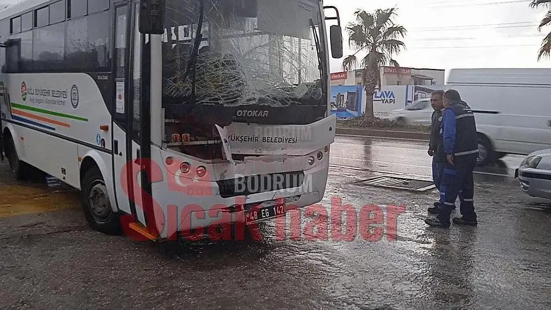 Gümbet Kavşağında 2 Farklı Kaza Meydana Geldi