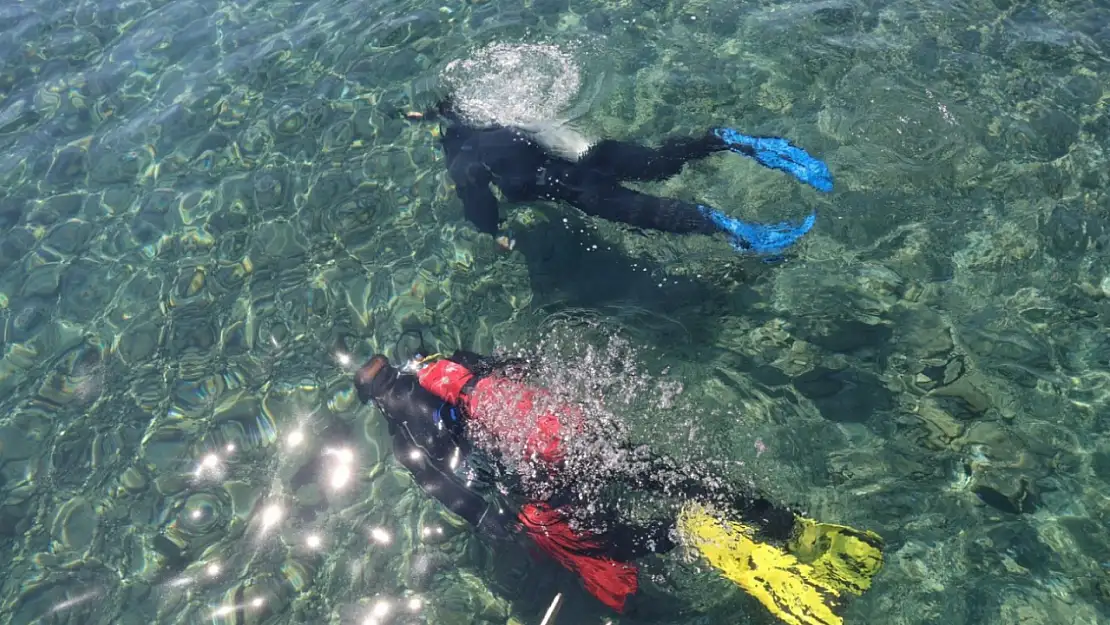 Gündoğan'da Deniz Dibi Temizliği
