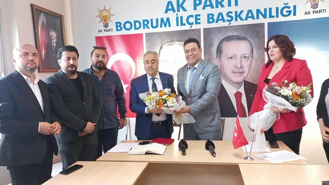 HACI DALDA AK PARTİ İLÇE BAŞKANLIĞI GÖREVİNİ DEVRALDI