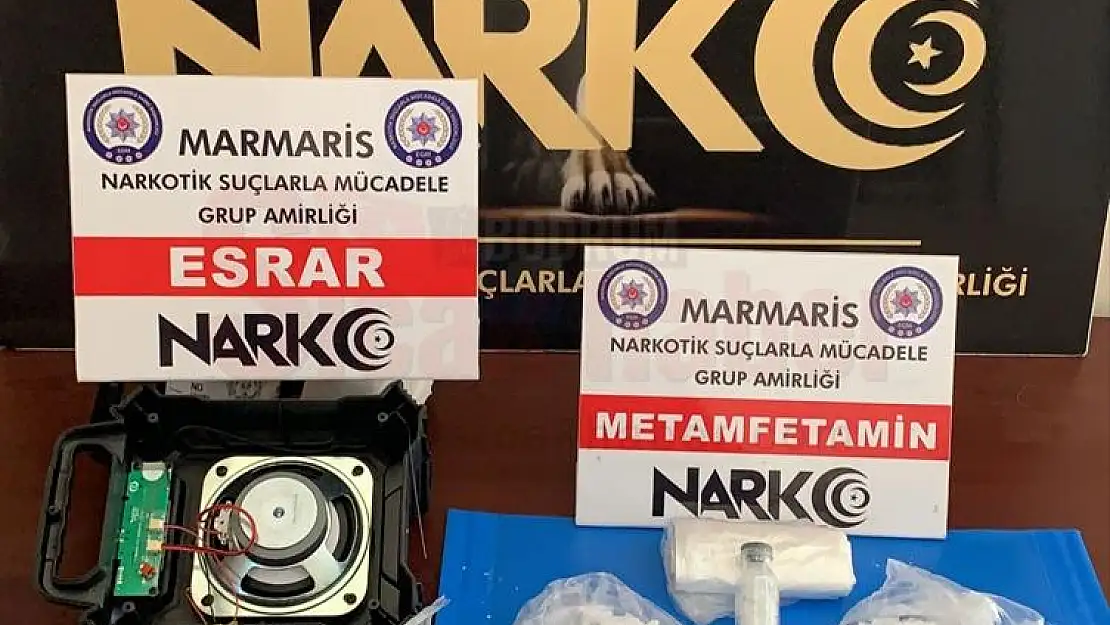 Hoparlöre Gizlenmiş Uyuşturucu ele Geçirildi