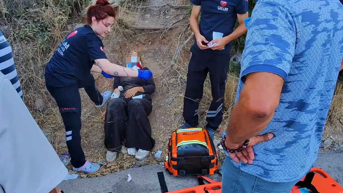 İki motosiklet çarpıştı ! Birisi yaralandı diğeri kaçtı !