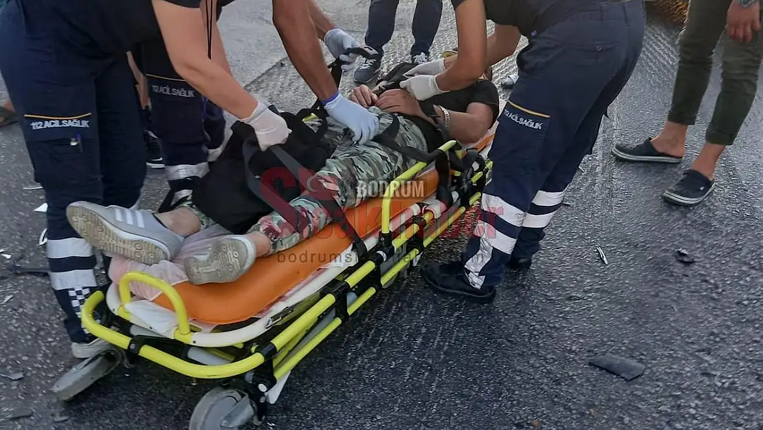 Jandarma Kavşağında Kaza 1 Yaralı