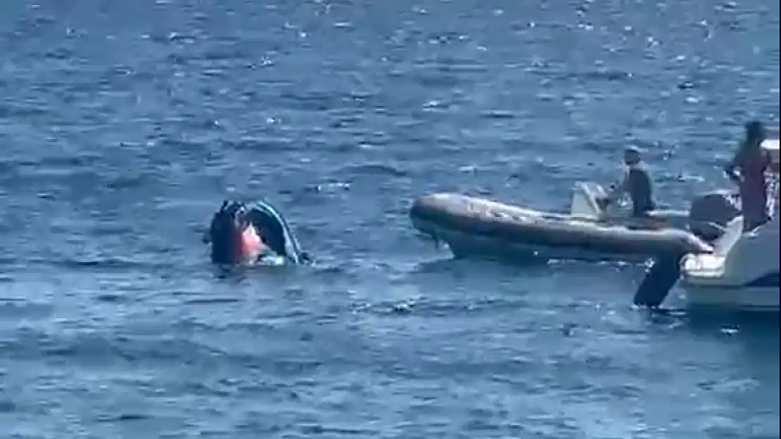 Jet Ski kazası aktur açıklarında: müdahale son anda geldi