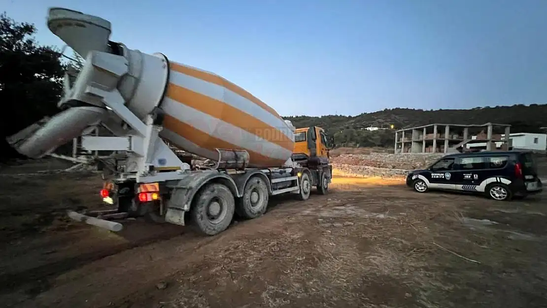 Kaçak İnşaatlara Beton Döken Firmalara Yasal İşlem