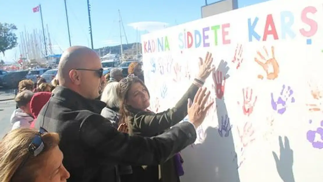 'Kadına Yönelik Şiddete Dur' Dediler