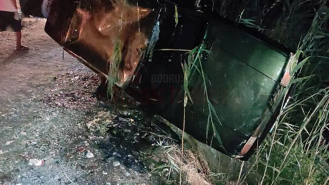 Kanala Uçan Araç'ta 1 Kişi Hayatını Kaybetti