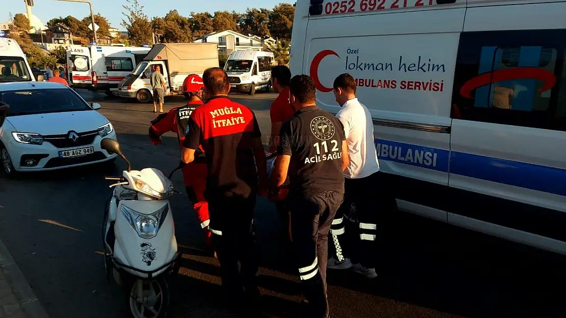 Kavşakta Çarpışan Araçlarda Bulunan 2 Kişi Yaralandı