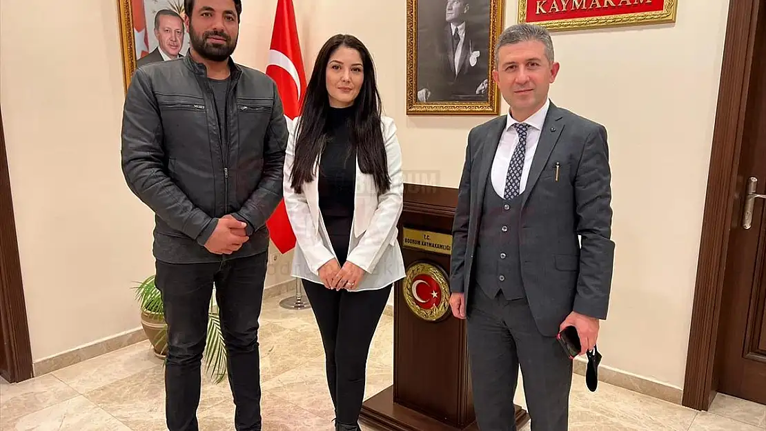 Kaymakam Bayar, dolmuştan indirilmeye çalışılan kişiyi görüntüleyen kadınla görüştü
