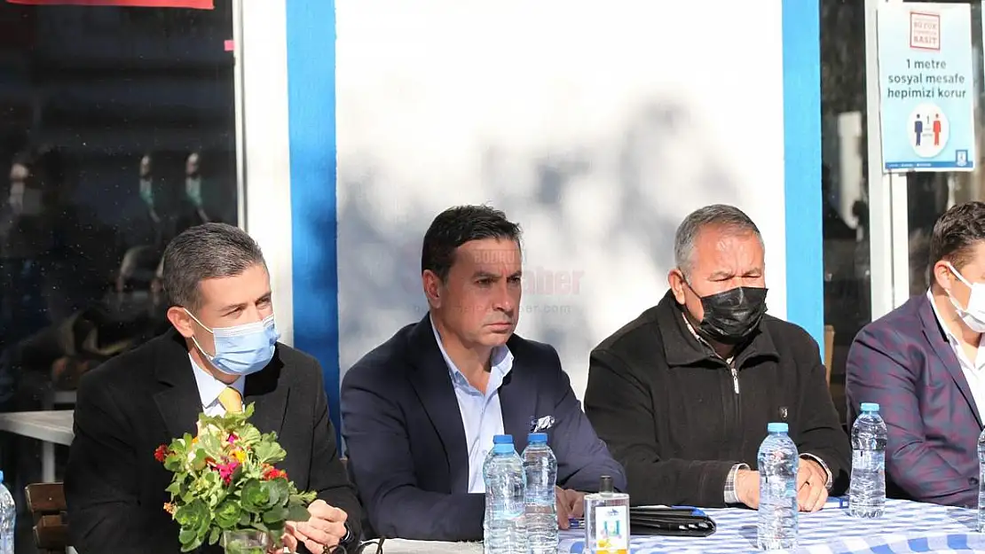 KAYMAKAM BAYAR VE BAŞKAN ARAS PINARLIBELEN HALKIYLA BİR ARAYA GELDİ