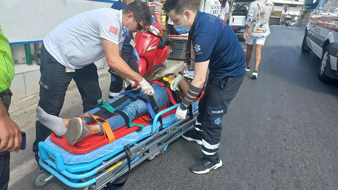 Kazada 1 Kişiyi Yaraladı, Kontrollerinde Aranması Olduğu Ortaya Çıktı